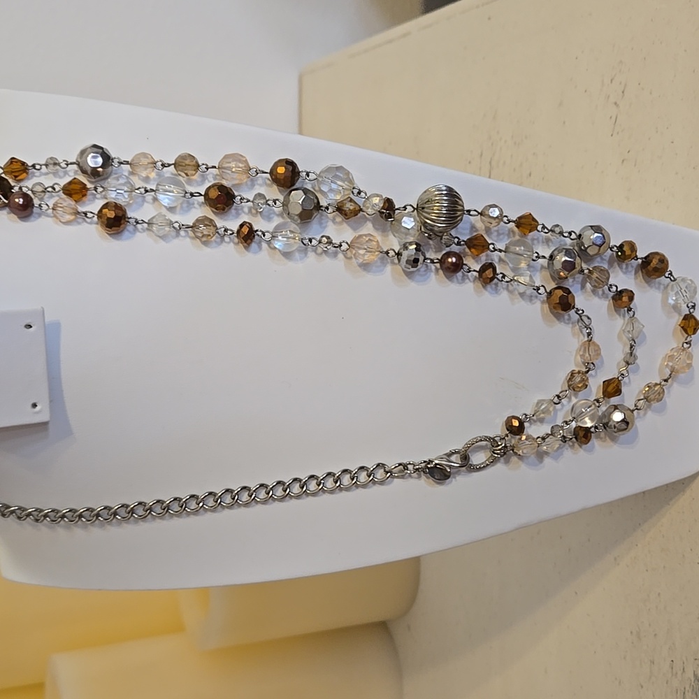 N-011-Vintage Signed Cookie Lee Necklace - Picture 5 of 5